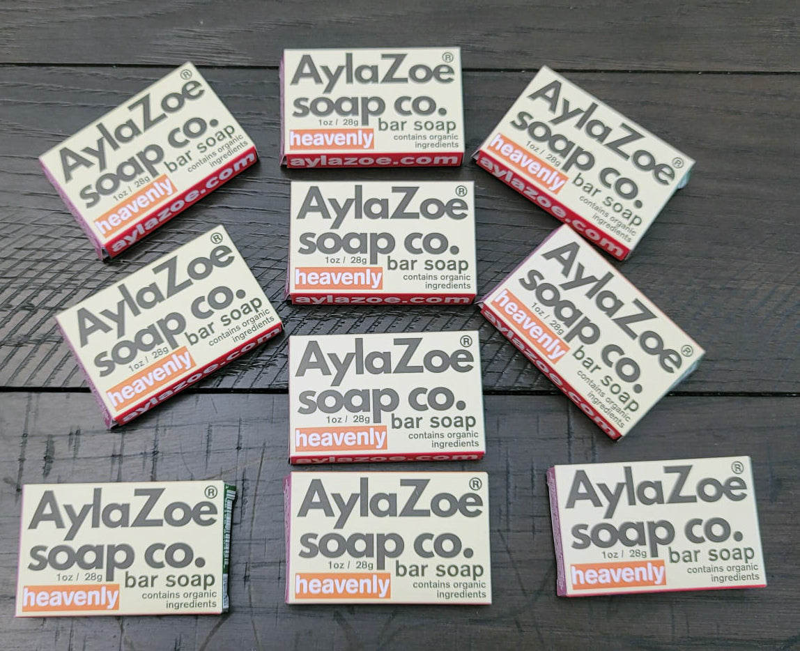 AylaZoe Soap Co. - Heavenly 1oz Bar Soap (ten pack)