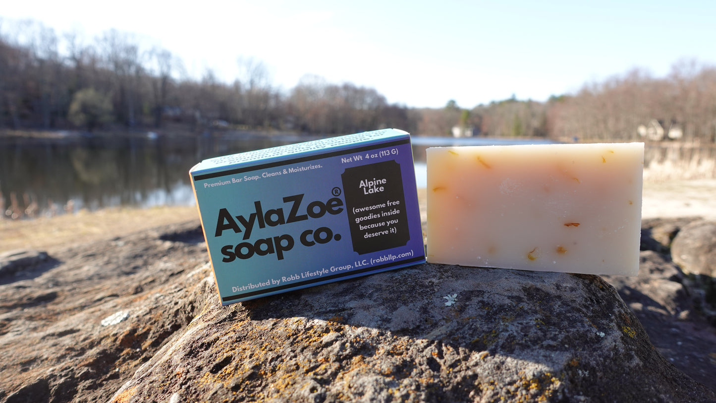 AylaZoe Soap Co. - Alpine Lake 4oz Bar Soap