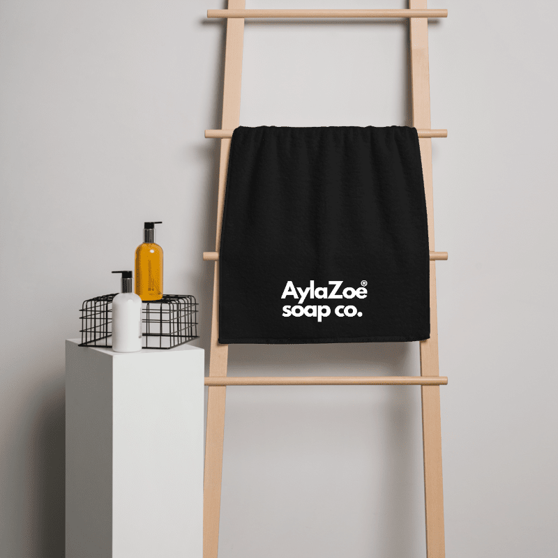 AylaZoe Soap Co. Embroidered Turkish Cotton Oversize Towel