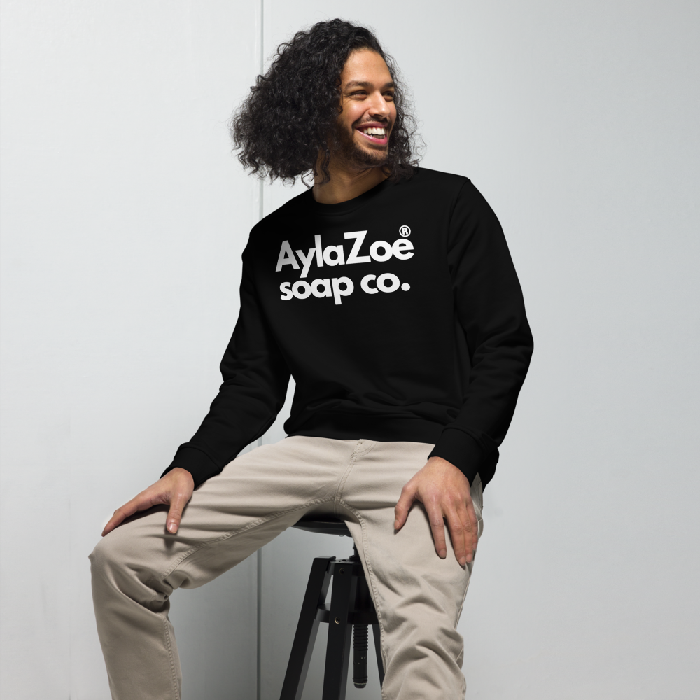 AylaZoe Unisex Organic Sweatshirt - Black