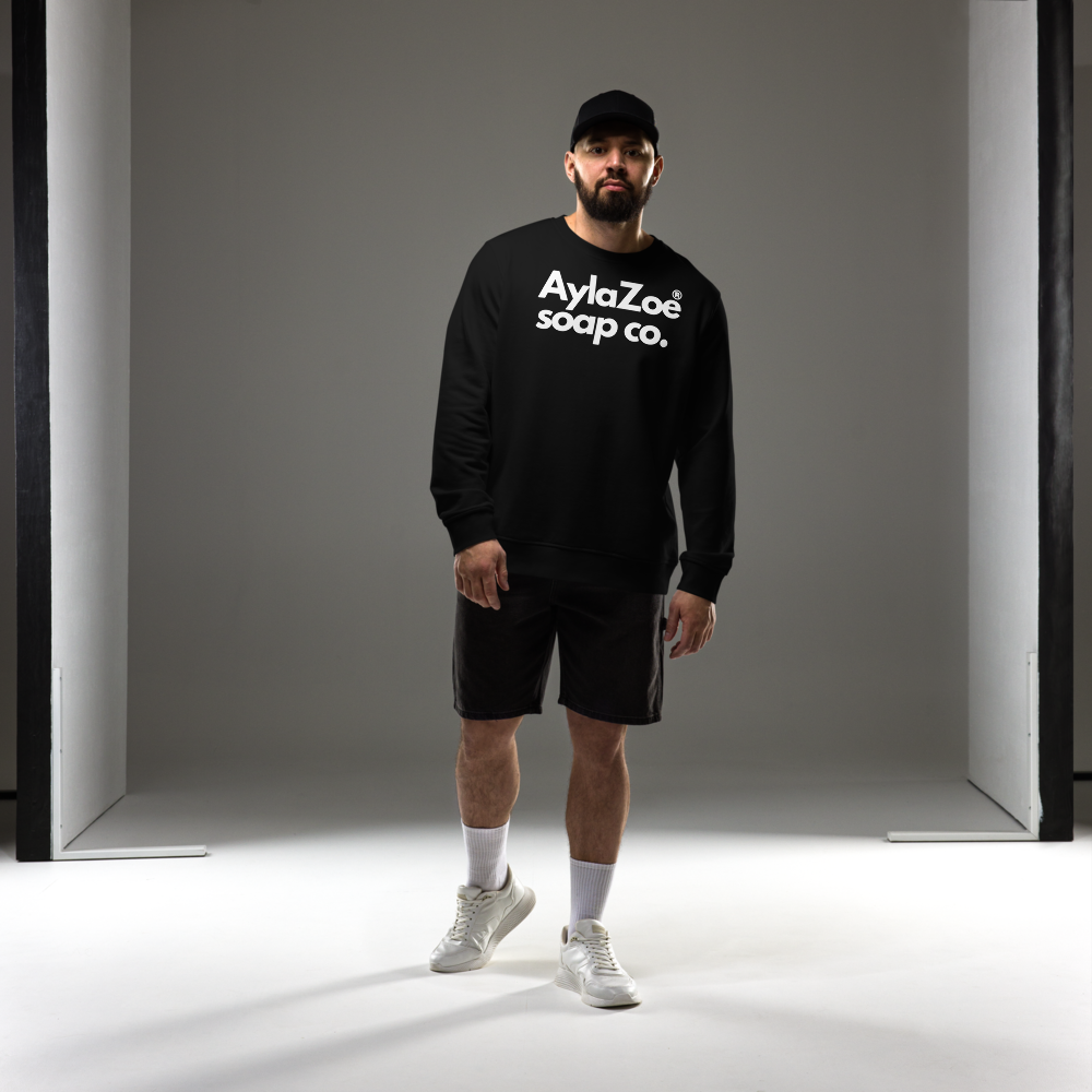 AylaZoe Unisex Organic Sweatshirt - Black