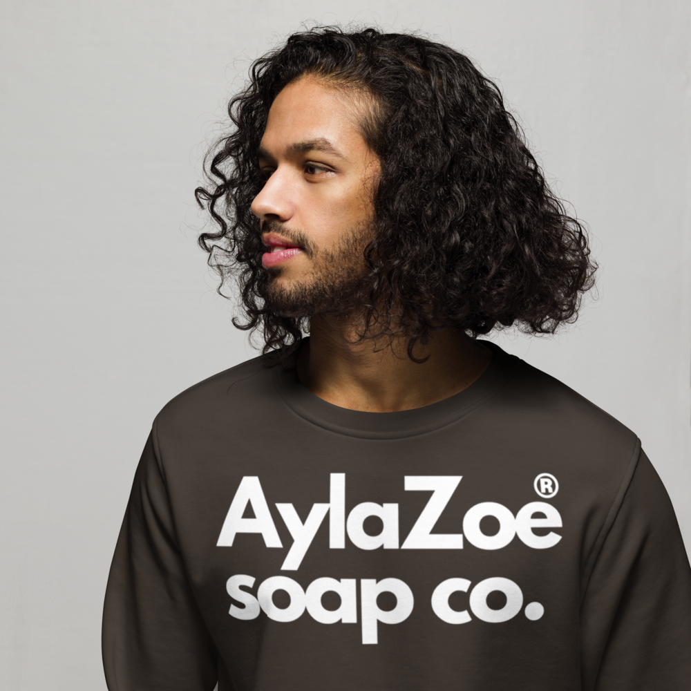AylaZoe Unisex Organic Sweatshirt - Deep Charcoal Grey