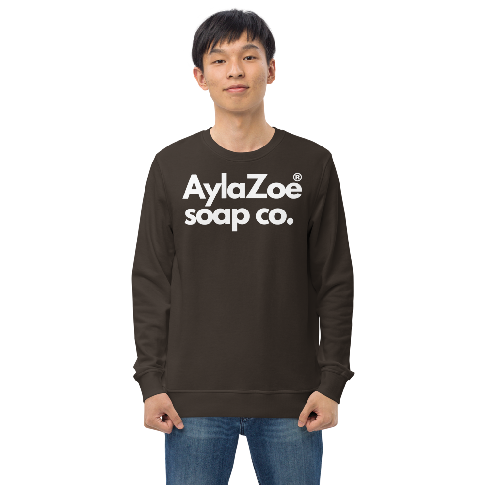 AylaZoe Unisex Organic Sweatshirt - Deep Charcoal Grey