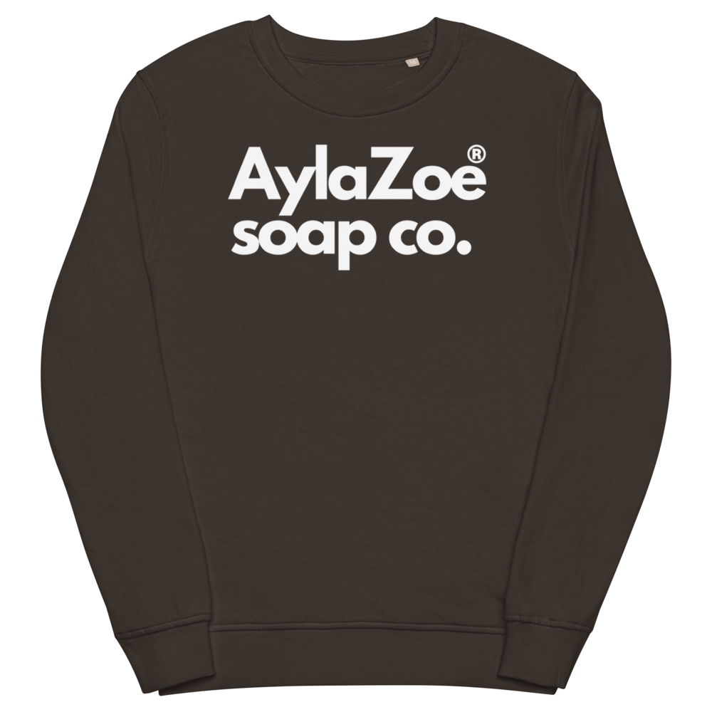 AylaZoe Unisex Organic Sweatshirt - Deep Charcoal Grey