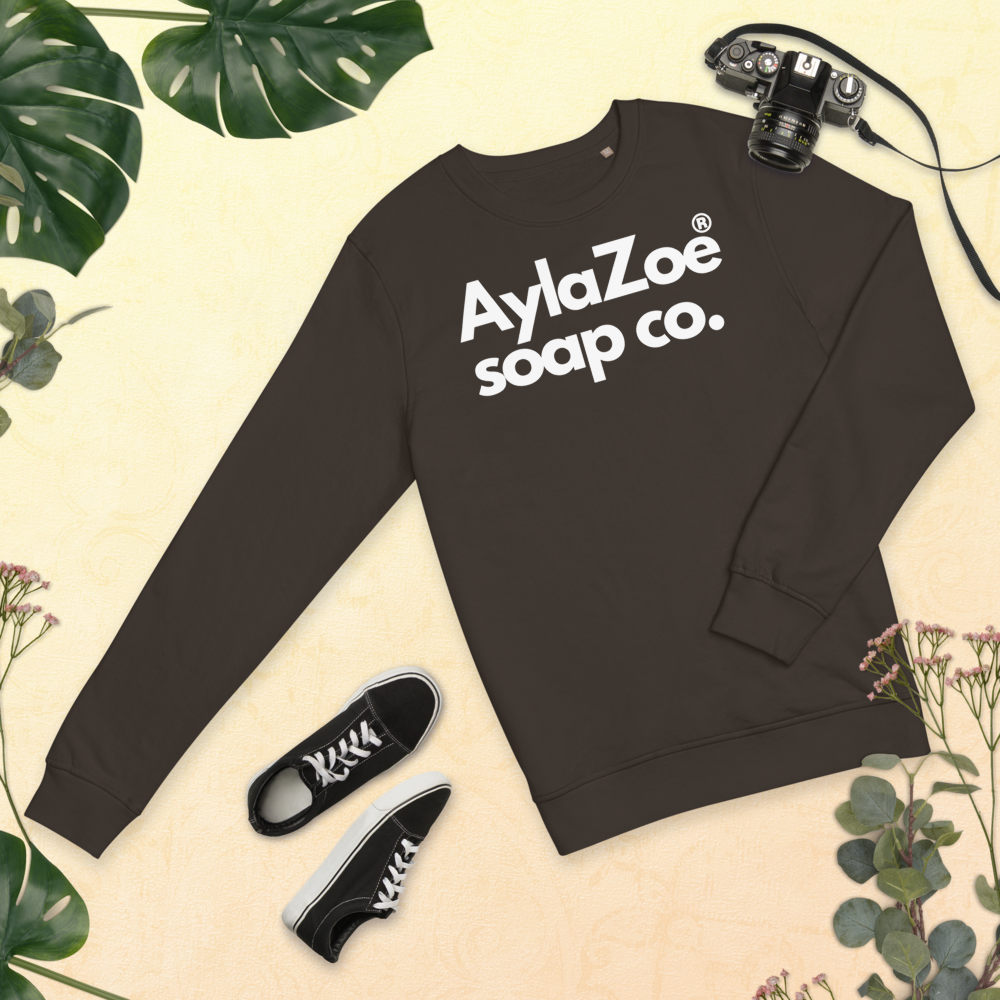 AylaZoe Unisex Organic Sweatshirt - Deep Charcoal Grey