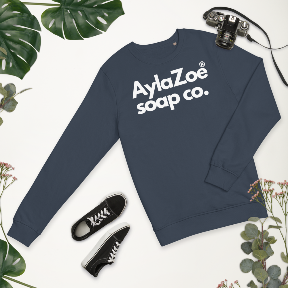 AylaZoe Unisex Organic Sweatshirt - French Navy