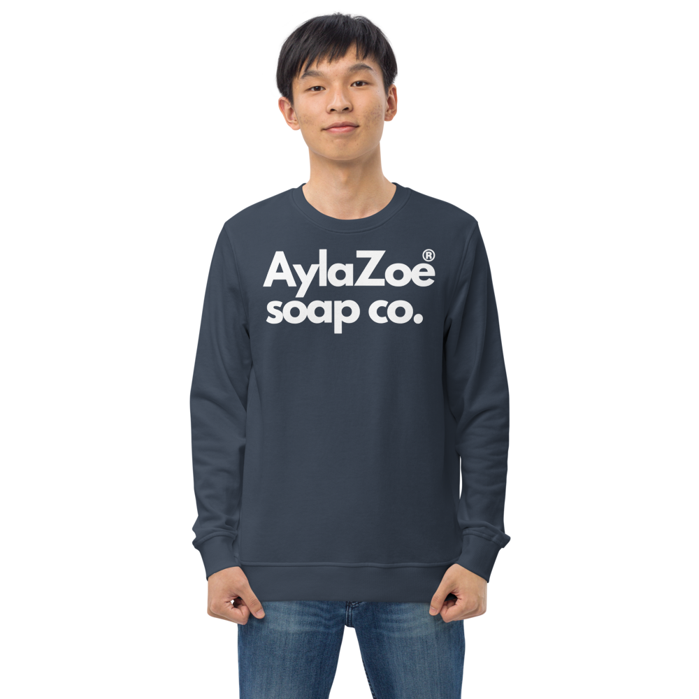 AylaZoe Unisex Organic Sweatshirt - French Navy