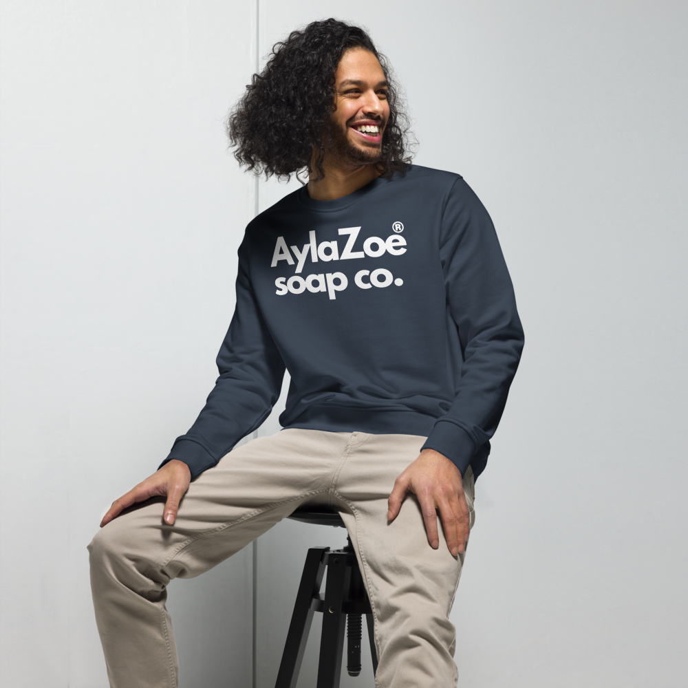 AylaZoe Unisex Organic Sweatshirt - French Navy