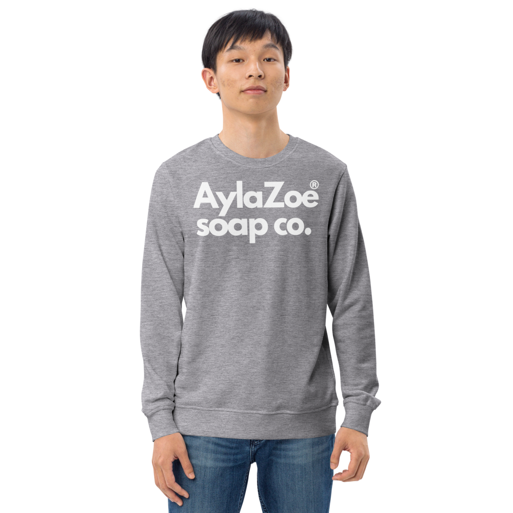 AylaZoe Unisex Organic Sweatshirt - Grey Melange