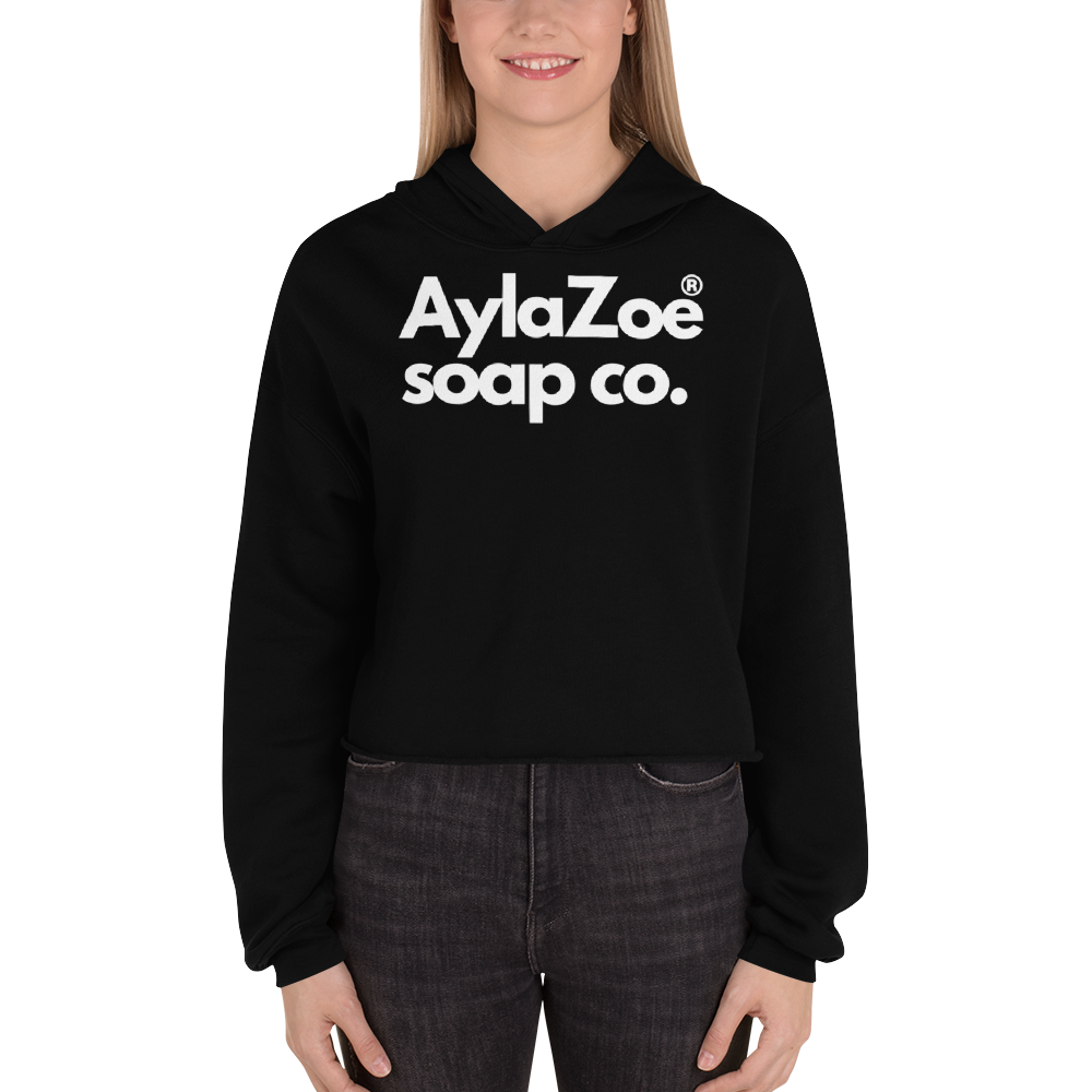 AylaZoe Soap Co. Cropped Hoodie - Black
