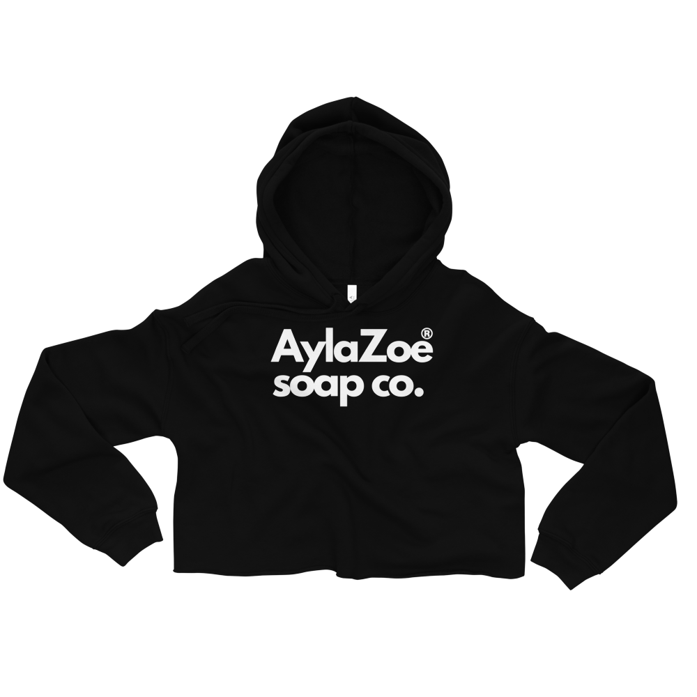 AylaZoe Soap Co. Cropped Hoodie - Black