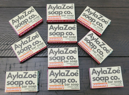 AylaZoe Soap Co. - Heavenly 1oz Bar Soap (ten pack)