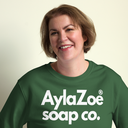 AylaZoe Unisex Organic Sweatshirt - Bottle Green