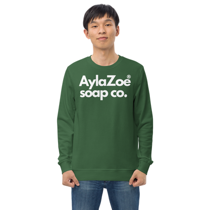 AylaZoe Unisex Organic Sweatshirt - Bottle Green