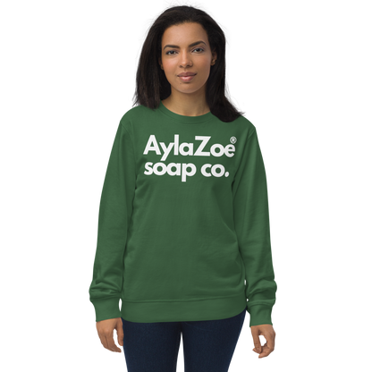 AylaZoe Unisex Organic Sweatshirt - Bottle Green