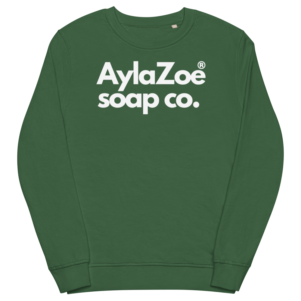 AylaZoe Unisex Organic Sweatshirt - Bottle Green