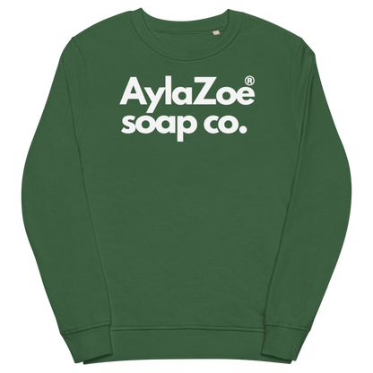 AylaZoe Unisex Organic Sweatshirt - Bottle Green