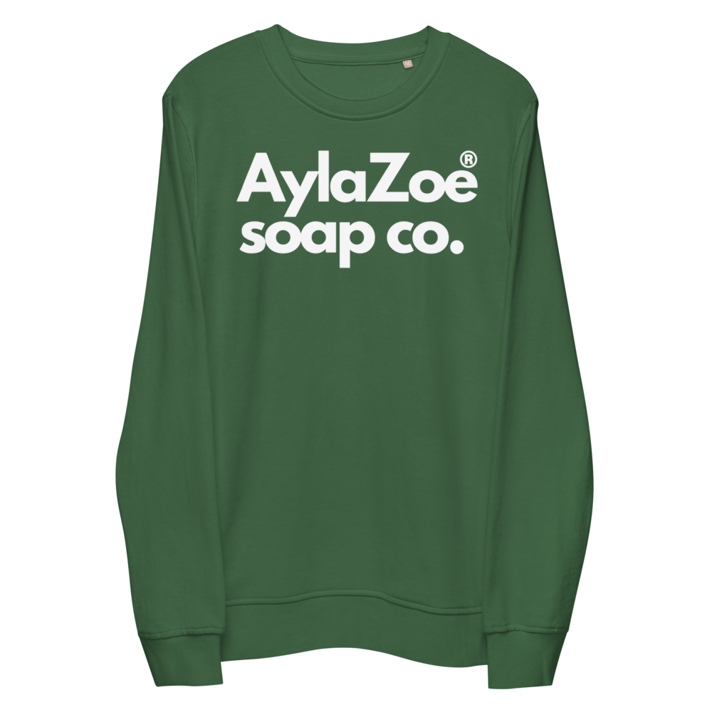 AylaZoe Unisex Organic Sweatshirt - Bottle Green