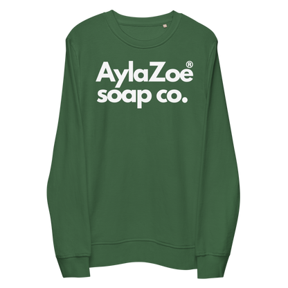 AylaZoe Unisex Organic Sweatshirt - Bottle Green