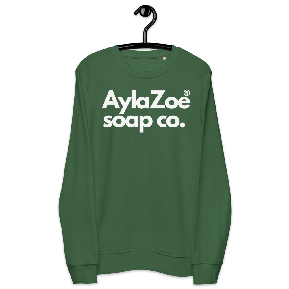 AylaZoe Unisex Organic Sweatshirt - Bottle Green