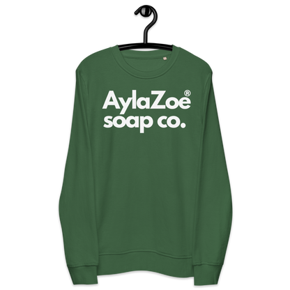 AylaZoe Unisex Organic Sweatshirt - Bottle Green