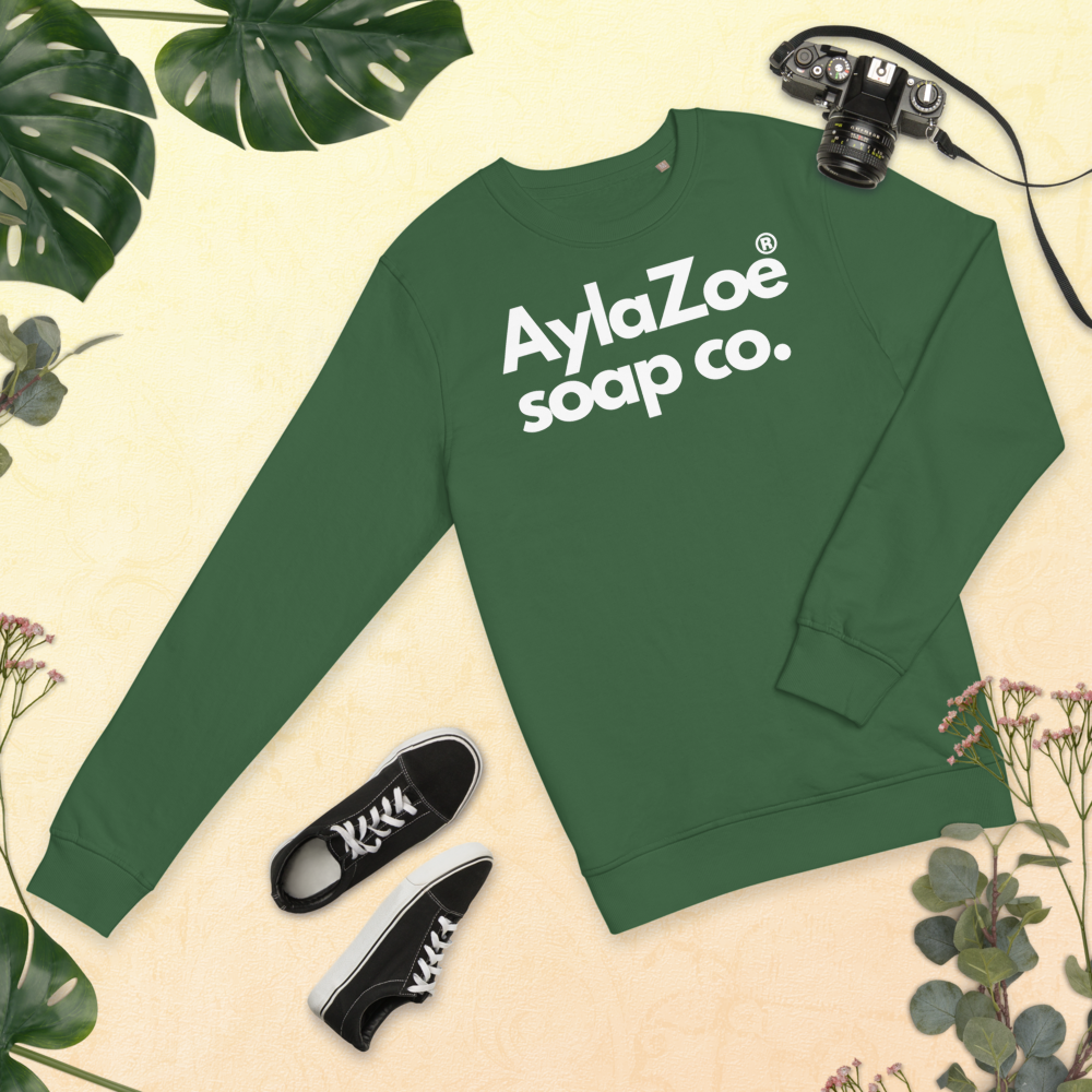 AylaZoe Unisex Organic Sweatshirt - Bottle Green