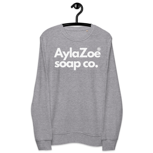 AylaZoe Unisex Organic Sweatshirt - Grey Melange