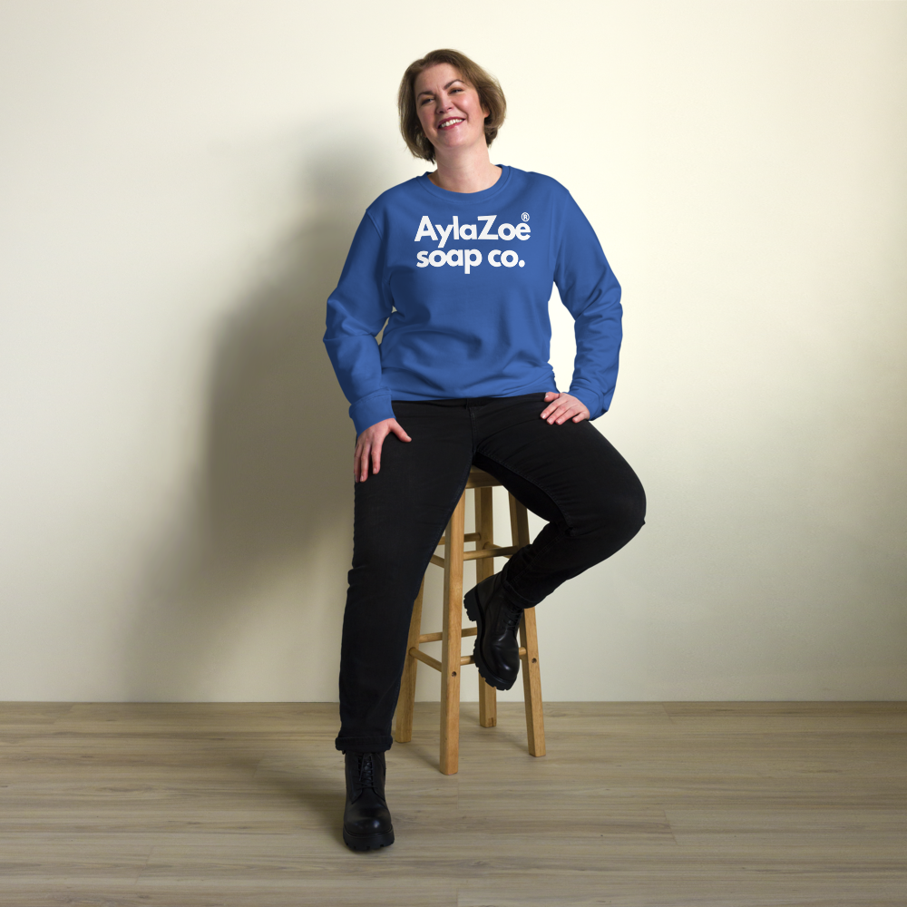 AylaZoe Unisex Organic Sweatshirt - Royal Blue