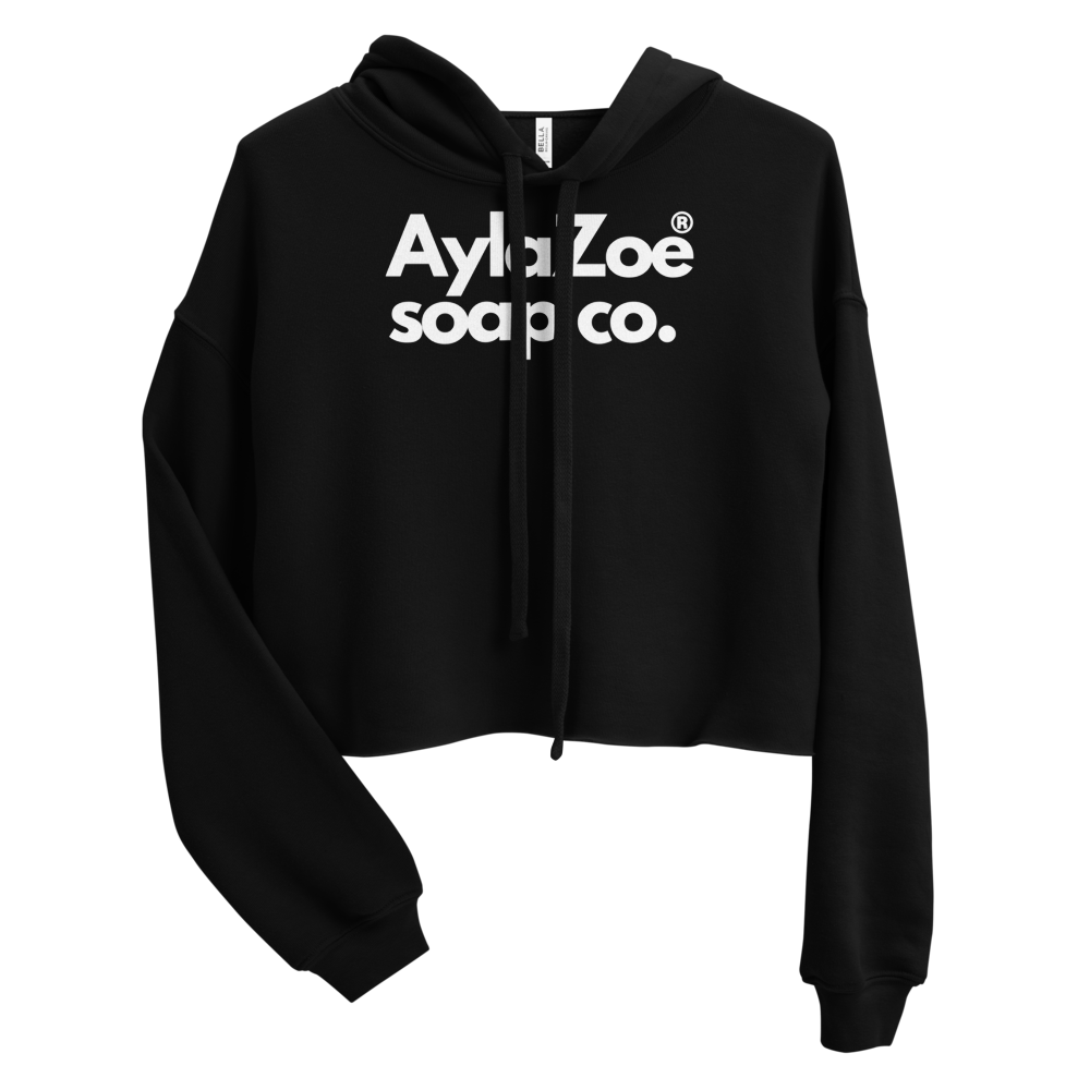 AylaZoe Soap Co. Cropped Hoodie - Black – AylaZoe Soap Company