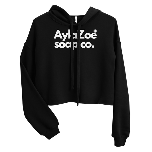 AylaZoe Soap Co. Cropped Hoodie - Black