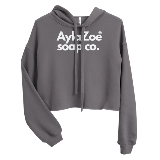 AylaZoe Soap Co. Cropped Hoodie - Storm